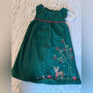 Toddler Girk Woodland Stitched Corduroy Jumper Size 18-24M